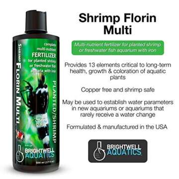 Brightwell Aquatics Shrimp Florin Multi - Nutrient Fertilizer for Aquatic Plants