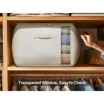 TomVista Large Canvas Storage Bags for Efficient Organization