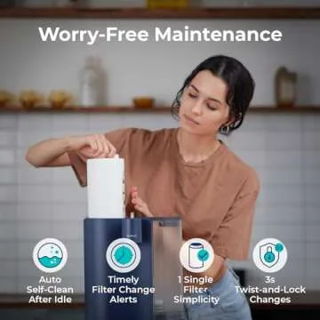 Bluevua RO100ROPOT-Travel Reverse Osmosis Water Filter