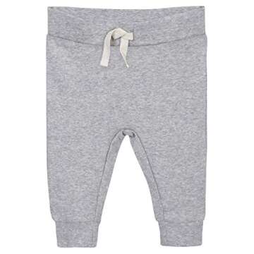 Grow by Gerber baby boys 2-pack Casual Pants, Grey, Newborn US