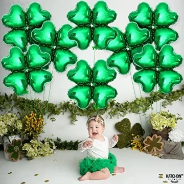 KatchOn Shamrock Balloons for St Patricks Day Fun