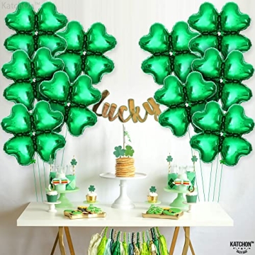 KatchOn Shamrock Balloons for St Patricks Day Fun