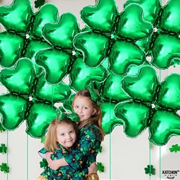 KatchOn Shamrock Balloons for St Patricks Day Fun