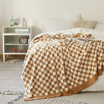 Cozy up with YIRUIO Cotton Throw Blanket for All Occasions