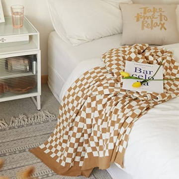 Cozy up with YIRUIO Cotton Throw Blanket for All Occasions