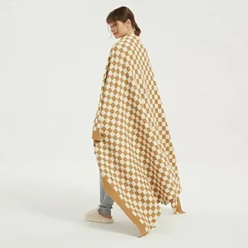 Cozy up with YIRUIO Cotton Throw Blanket for All Occasions