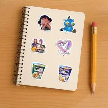 60Pcs Kpop Demon Hunters Stickers for Creative Decor