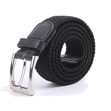 Gelante Canvas Woven Stretch Multicolored Braided Belts