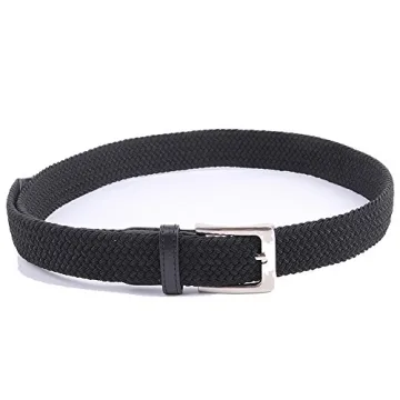Gelante Canvas Woven Stretch Multicolored Braided Belts