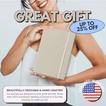 Portage Blank Aesthetic Notebook for Creative Journaling