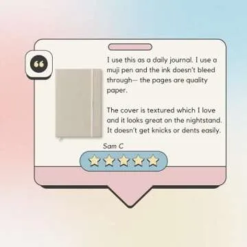 Portage Blank Aesthetic Notebook for Creative Journaling