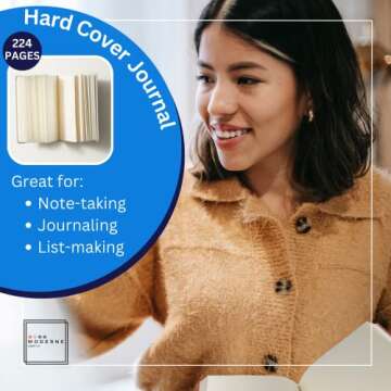 Portage Blank Aesthetic Notebook for Creative Journaling