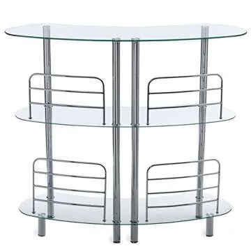 Mango Steam Home Bar Table - Contemporary Liquor Storage Unit