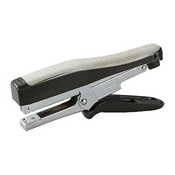 Bostitch Office Desk Stapler, Jam-Free Technology, EZ Squeeze Lever, Black/Gray (SSP-99)
