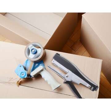 Bostitch Office Desk Stapler, Jam-Free Technology, EZ Squeeze Lever, Black/Gray (SSP-99)