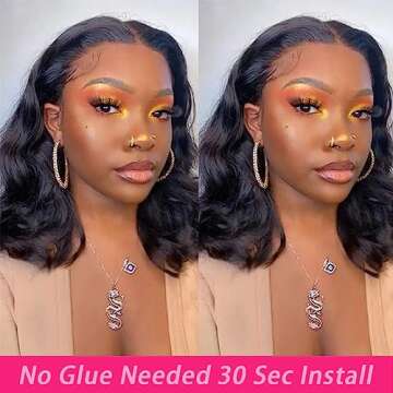 BLOCKICE Glueless Bob Wig in Body Wave Style for Easy Wear