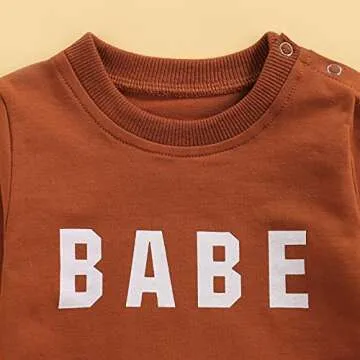 Twopumpkin Baby Sweatshirt Oversized Cute Romper Outfit