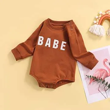 Twopumpkin Baby Sweatshirt Oversized Cute Romper Outfit