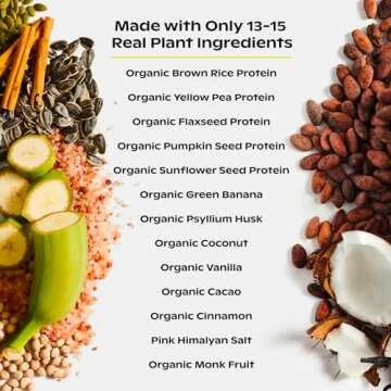 Wholier Organic Plant Protein + Prebiotics with Vanilla Flavor