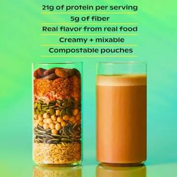 Wholier Organic Plant Protein + Prebiotics with Vanilla Flavor