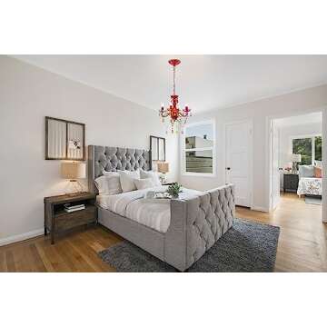 LaLuLa Mini Chandelier Crystal Chandelier Lighting Colorful Chandeliers Small 4 Light Chandelier wit...