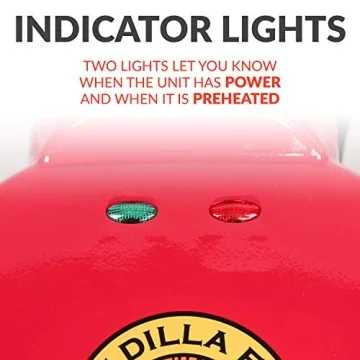 EQM8 Electric Quesadilla Maker with Extra Stuffing Latch