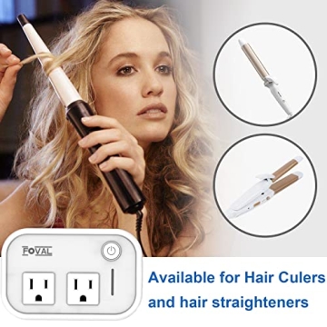 FOVAL Travel Voltage Converter 220V to 110V with USB Charging