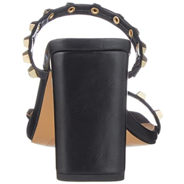 The Drop Avery Square Toe Heeled Sandals for Women