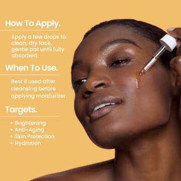 Natural Outcome Vitamin C Serum with Vitamin E & Ferulic Acid | Anti-Aging Radiance Restoring Facial Serum | Powerful Antioxidant Lift Fine lines, Wrinkles, & Sunspots | Firms & Hydrates Skin | 1 Oz