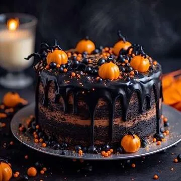 Black Sprinkles Edible Sugar Pearls for Cakes Baking Candy Pearl Halloween Christmas Birthday Cupcake Sprinkles and Decorations Cookie Cake Toppers