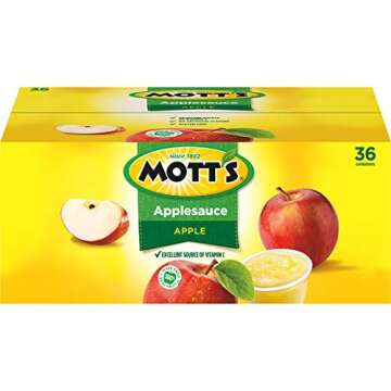 Mott's Applesauce, 4 Oz Cups, 36 Count, No Artificial Flavors, Good Source Of Vitamin C, Nutritious Option For The Whole Family