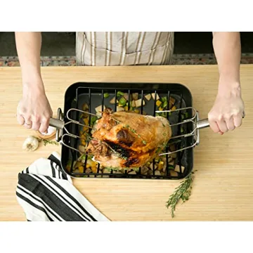 Stainless Steel Turkey Lifters for Effortless Cooking