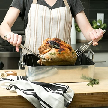Stainless Steel Turkey Lifters for Effortless Cooking