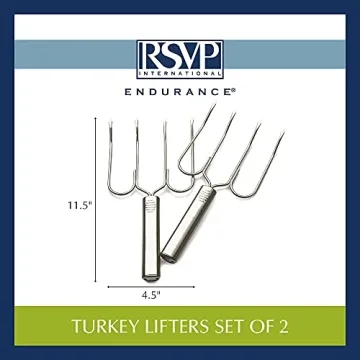 Stainless Steel Turkey Lifters for Effortless Cooking
