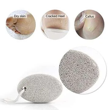 PHOGARY Natural Pumice Stone - 2 PCS for Effective Foot Care