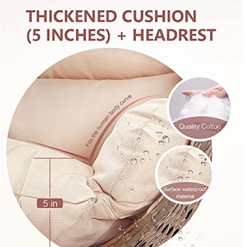 JOYBASE 2-Person Hanging Chair with Stand for Indoor and Outdoor