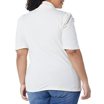 Comfortable Amazon Essentials Puff Sleeve Turtleneck