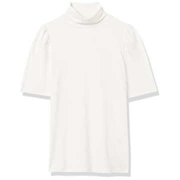 Comfortable Amazon Essentials Puff Sleeve Turtleneck