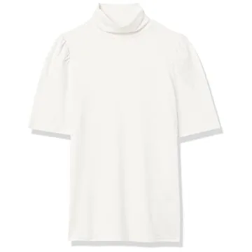 Comfortable Amazon Essentials Puff Sleeve Turtleneck