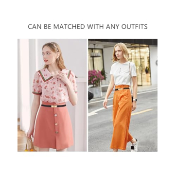 Buy ANHAISHUILV Women's Adjustable Skinny Leather Belt