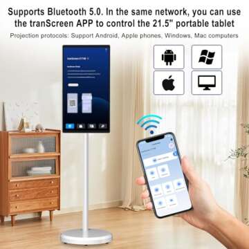 OFD Portable Touchscreen Monitor 22 inch 1080P TV