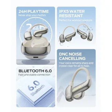 Monster AC390 Open Ear Headphones with 24H Playtime