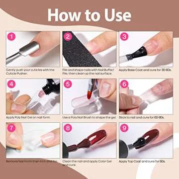 Modelones 133pcs Nail Gel Kit for DIY Manicures