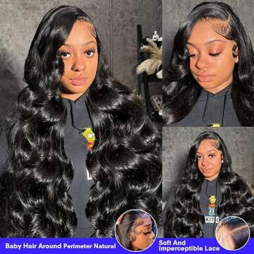 30 Inch 13x6 Lace Front Wigs Human Hair 200% Density Body Wave Lace Front Wigs Human Hair Pre Plucked Glueless Wigs Human Hair Wigs 13x6 HD Lace Frontal Wigs Human Hair Lace Front Wigs for Women