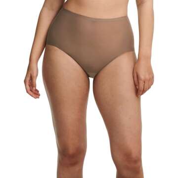 Chantelle Women's Underwear, SoftStretch Seamless Brief, One Size, 5 Pack