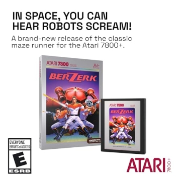 Berzerk 7800 Retro Arcade Game by Atari