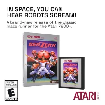 Berzerk 7800 Retro Arcade Game by Atari