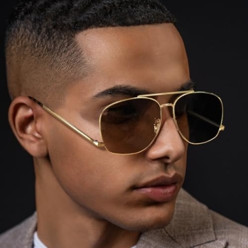 GUVIVI Oversized Aviator Sunglasses for All