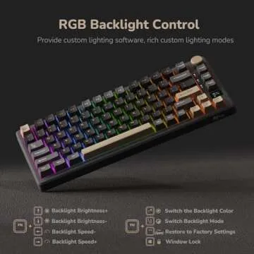 RK ROYAL KLUDGE M75 Wireless Mechanical Keyboard