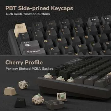 RK ROYAL KLUDGE M75 Wireless Mechanical Keyboard